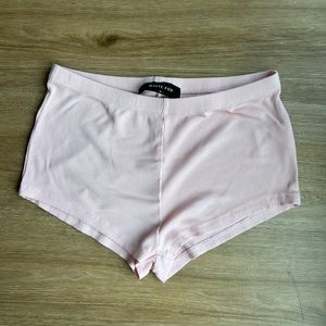 white fox boutique girl talk pajama shorts
